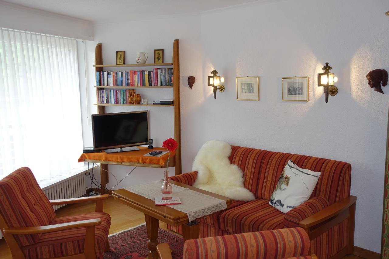 Studio Willimann Haus Dala Im 4 Stock Лойкербад Экстерьер фото